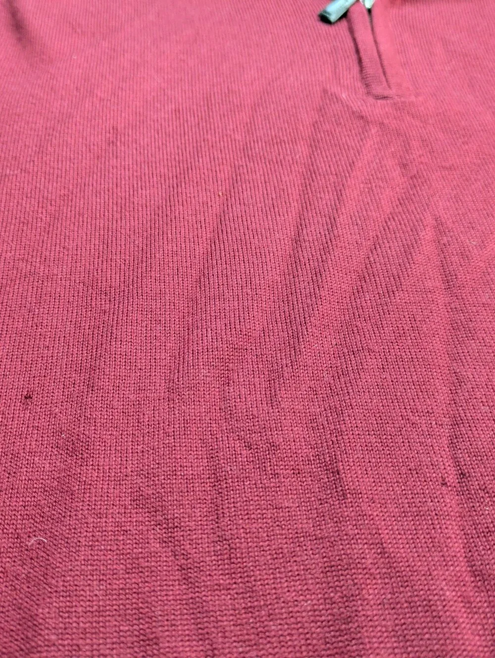 Peter Millar Virginia Tech Hokies Mens XL 1/4 Zip Merino Wool Sweater